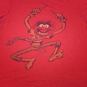 MUPPET’S ANIMAL-Vintage Red Shirt-Size: Medium